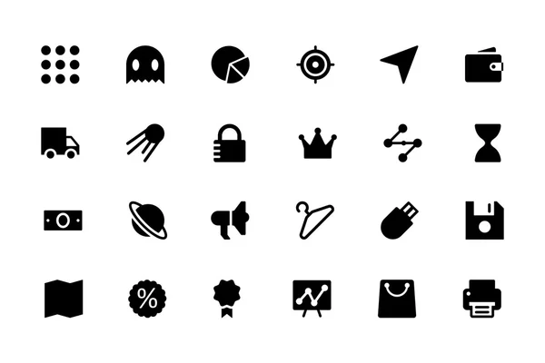 Universal Web and Mobile Vector Icons 10 — ストックベクタ