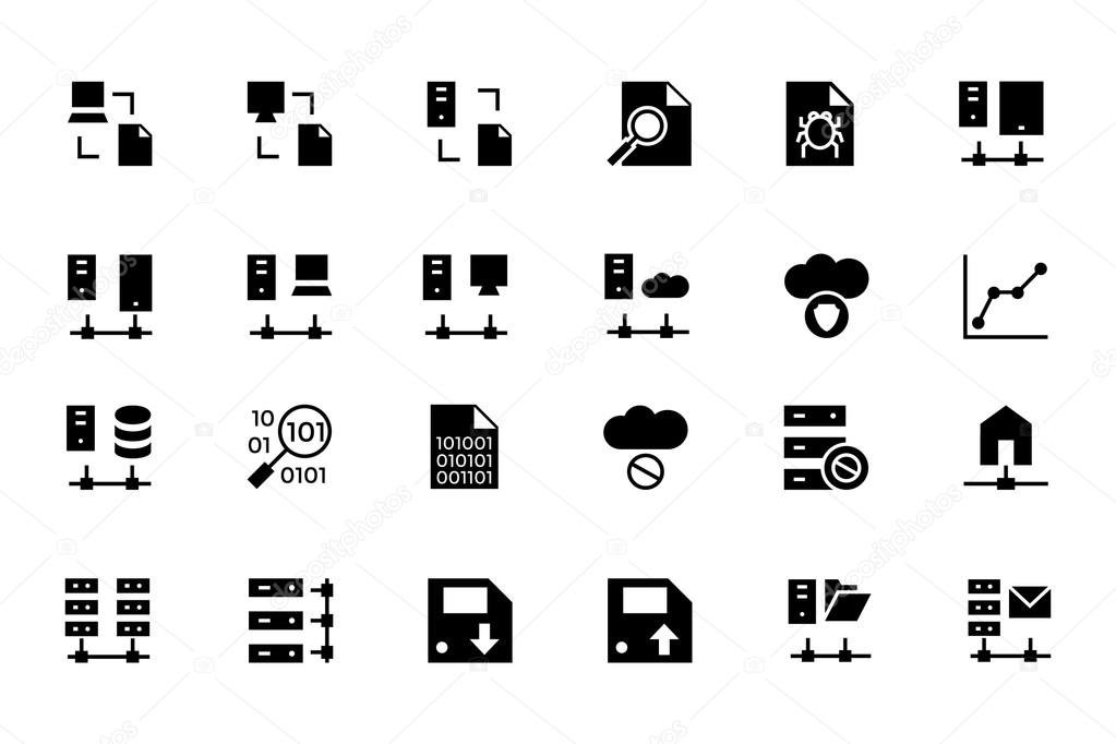 Database and Server Vector Icons 5