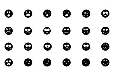 Smiley Line Vector Icons 3