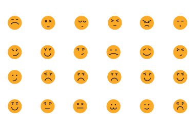 Smiley Colored Vector Icons 5