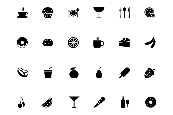 Voedsel Vector Icons 1 — Stockvector