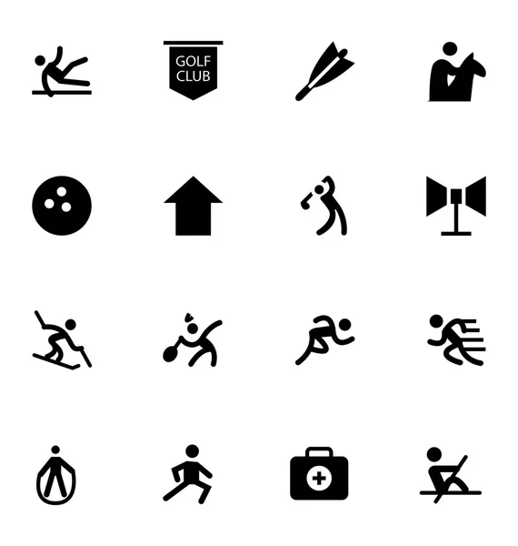 Sports Vector Icons 10 — Stok Vektör