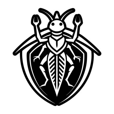 Böceği böcek simgesini, basit tarzı