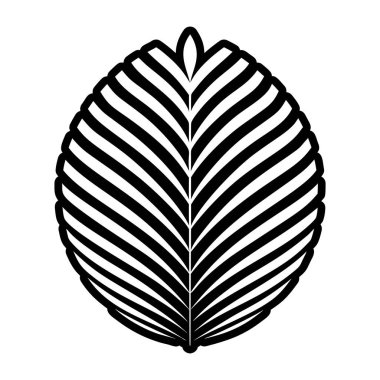 izole edilmiş palmiye ağacı siluet tasarımı