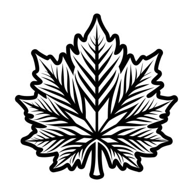 Yaprak simgesi, anahat stili