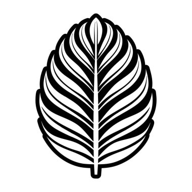 İzole yaprak dekorasyon
