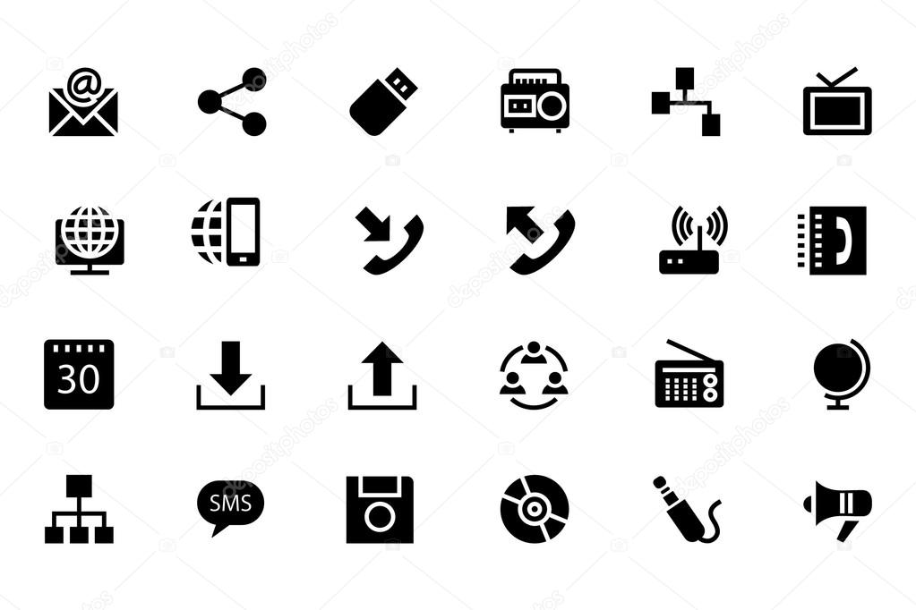 Communication Vector Icons 2