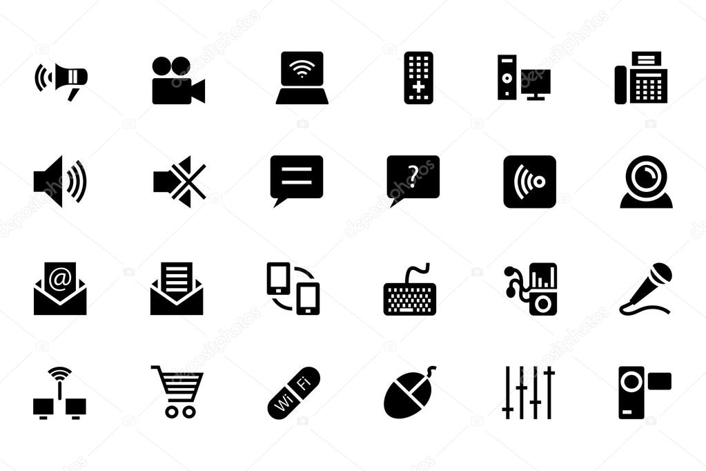 Communication Vector Icons 3