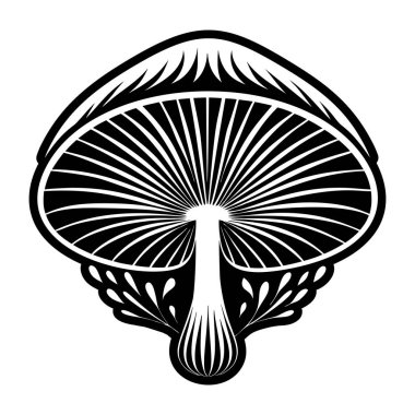 Mantar simgesi, basit tarzı