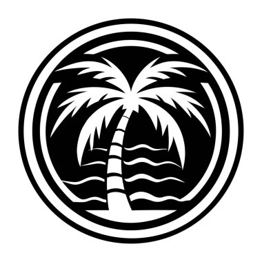 Palmiye ağacı yaz tatili