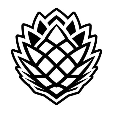 Lotus çiçek simgesi. Beyaz arka plan üzerinde izole web tasarımı için anahat lotus çiçek vektör simgesi