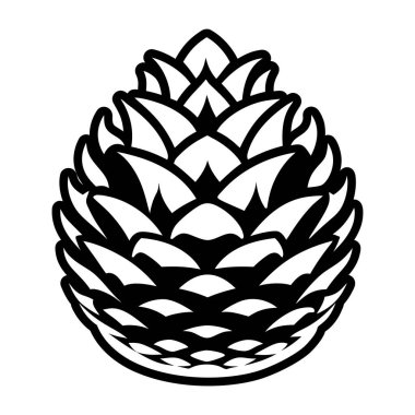 izole edilmiş ananas ikonu. tropikal meyve simgesi - vektör