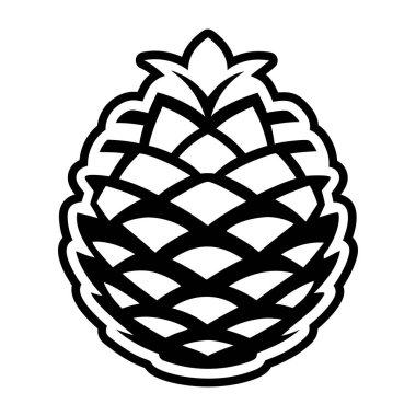 Ananas simgesi, basit tarzı