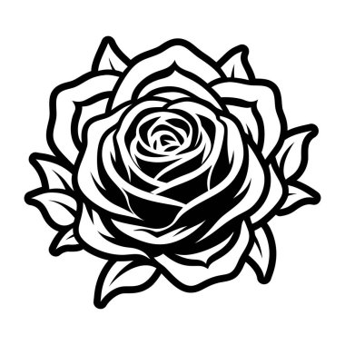 çiçek gül ikonu, özet biçimi