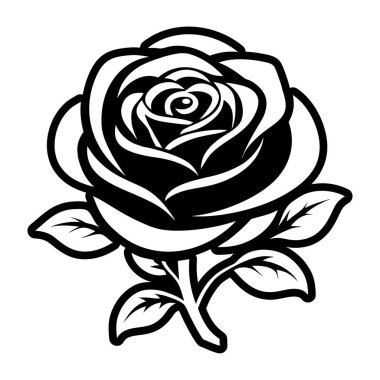 bir çiçeğin siyah silueti.