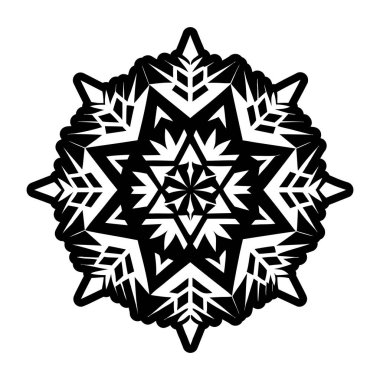 Mandala desen beyaz karalamalar kroki