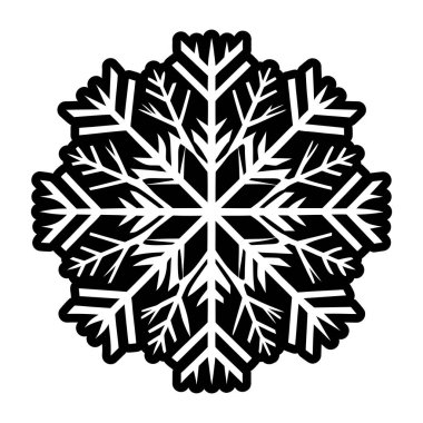 Kar Tanesi Yılbaşı ikon tasarımı
