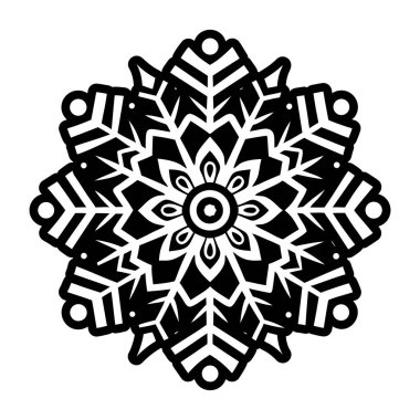 kar tanesi dekorasyon izole simgesi