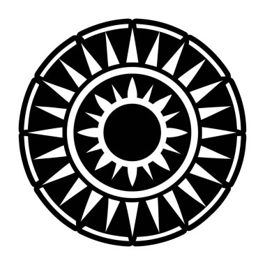 güneş vektör düz simge