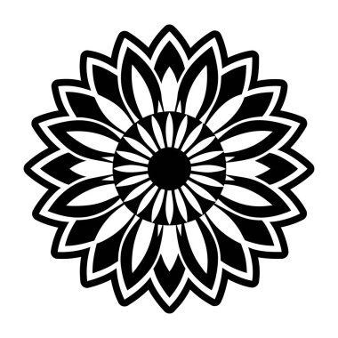 mandala. Dekoratif süs deseni