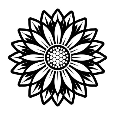 çiçek simgesi vektör illüstrasyon tasarımı