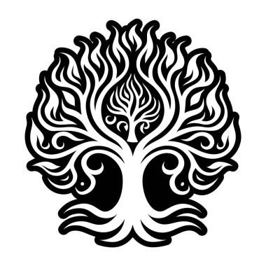 Beyaz arkaplanın soyut vektör çizimi