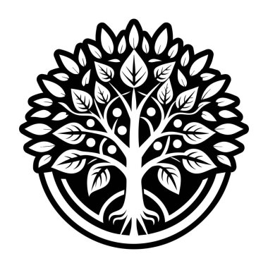 vektör siyah ve beyaz siluet