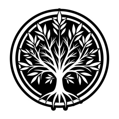 İzole yaprak tasarım vektör illüstrasyon