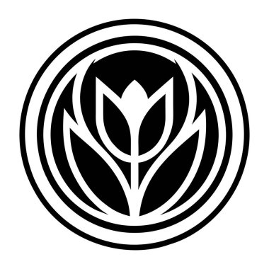 Yaprak. Web simgesi basit illüstrasyon