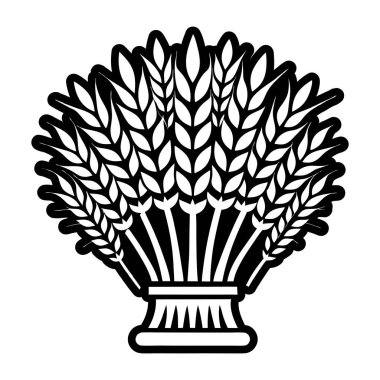 İzole defne çelenk simgesi