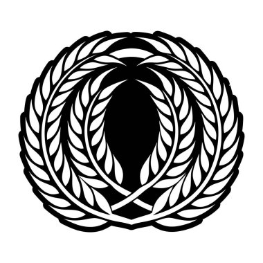 Defne çelengi simgesi, basit tarzı