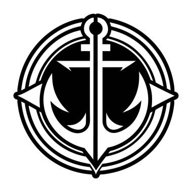 kurdele simgesi ile amblem çapası