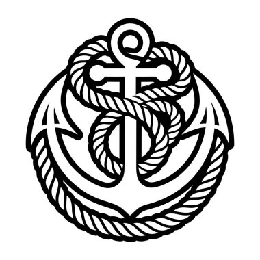 anchor deniz vektör çizimi