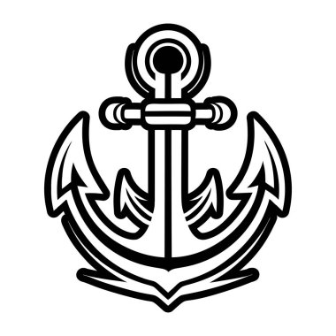 Deniz ve deniz çapası ile çapa