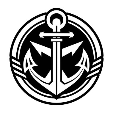 çapa ile deniz amblemi