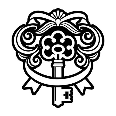 Kalenin ortaçağ tacının vektör çizimi.