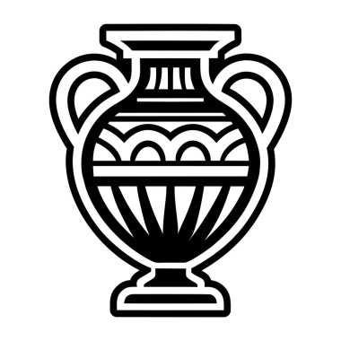 Yunan vazosu simgesi, özet tarzı