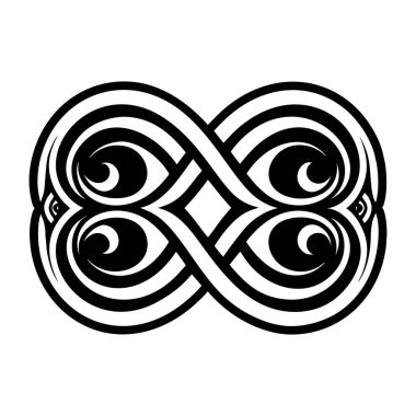 kabile etnik düzeni. vektör illüstrasyonu