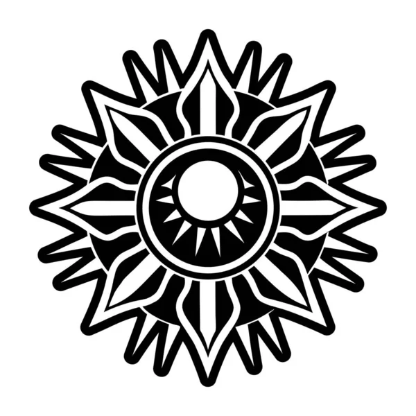 çiçek simgesi vektör illüstrasyonu