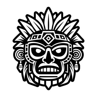 Meksika maskesi ve kafatası