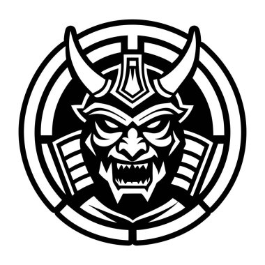 Boğa başlı vektör illüstrasyonu