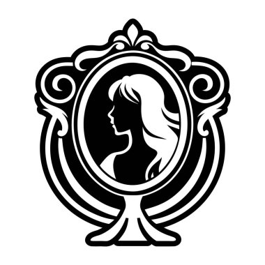 Güzel çiçekli bir kadın.