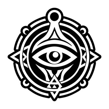 Mor göz ikonu. Beyaz arkaplanda izole edilmiş web tasarımı için göz vektör simgesi çizgisi