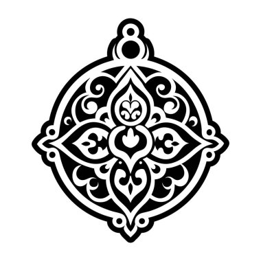 Vektör mandala tasarımı. Doğulu süsü