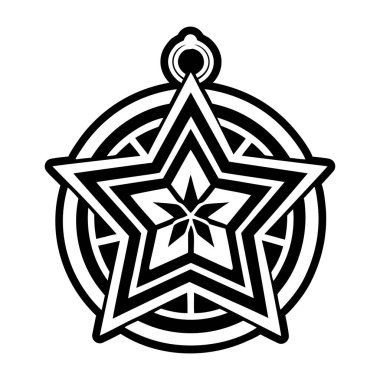 yıldız simgesi vektör illüstrasyonu