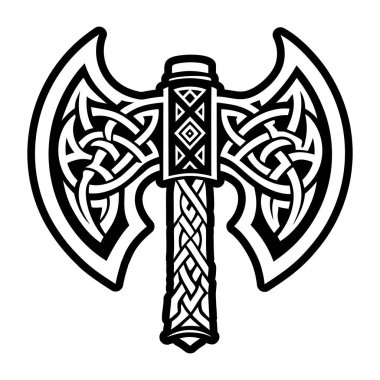 Viking kalkanının vektör çizimi