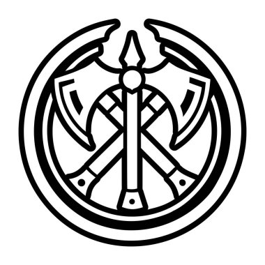 Çizgi film dövmesinin vektör çizimi