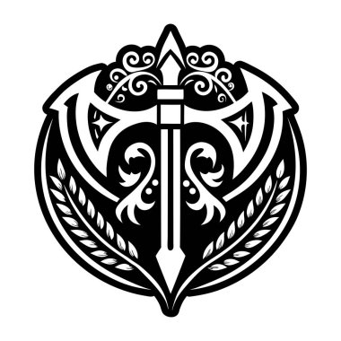 Güzel bir süsün vektör çizimi