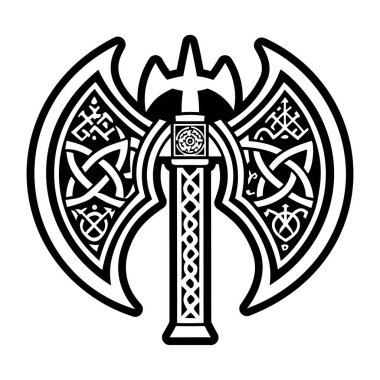 Kelt haçı, Kelt haçı, vektör illüstrasyonlu Kelt düğümü
