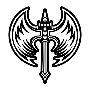 Bir kalkanın vektör illüstrasyonu